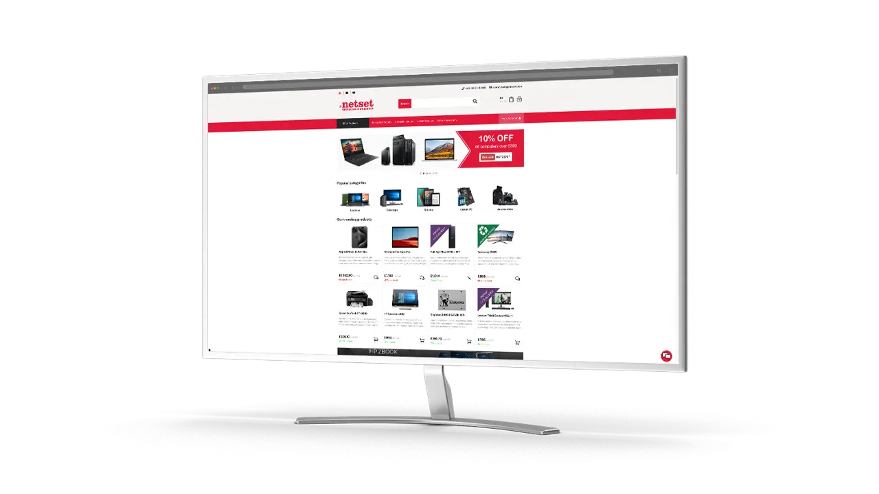 Demo of nettailer with netset