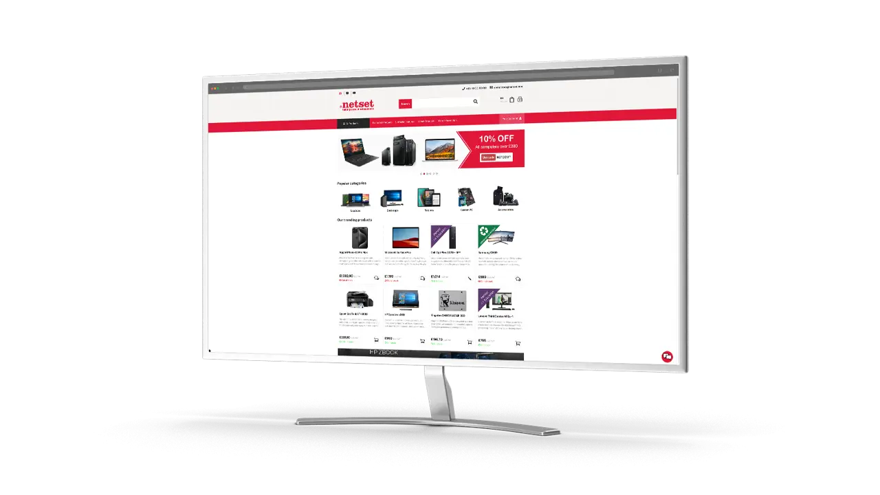 Demo of nettailer with netset